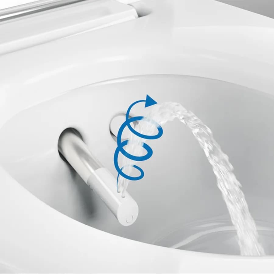 Vaso bidet a pavimento multifunzione vetro nero Serie Aquaclean Tuma Comfort - Geberit