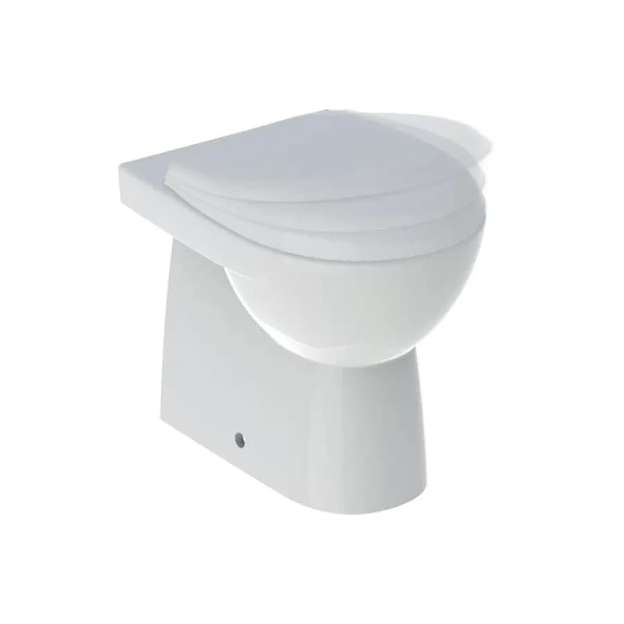 Vaso filomuro a cacciata rimfree sedile SoftClose Serie Selnova Compact - Geberit
