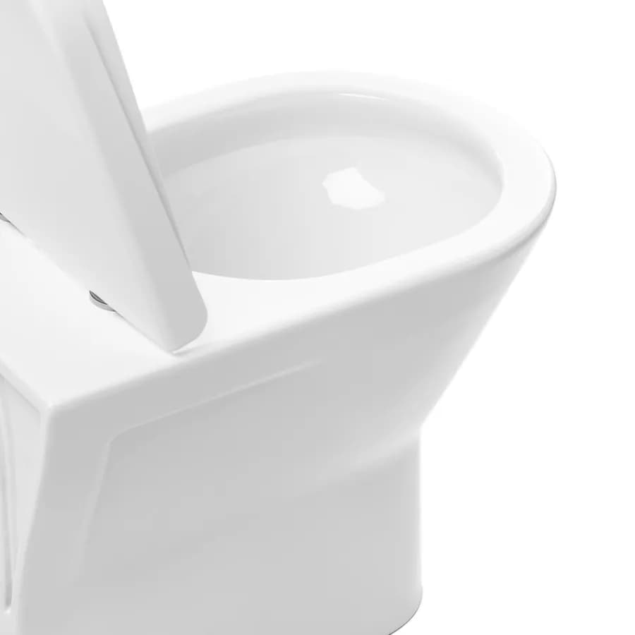 Vaso filomuro in ceramica con sedile copriwc soft close - Hottis