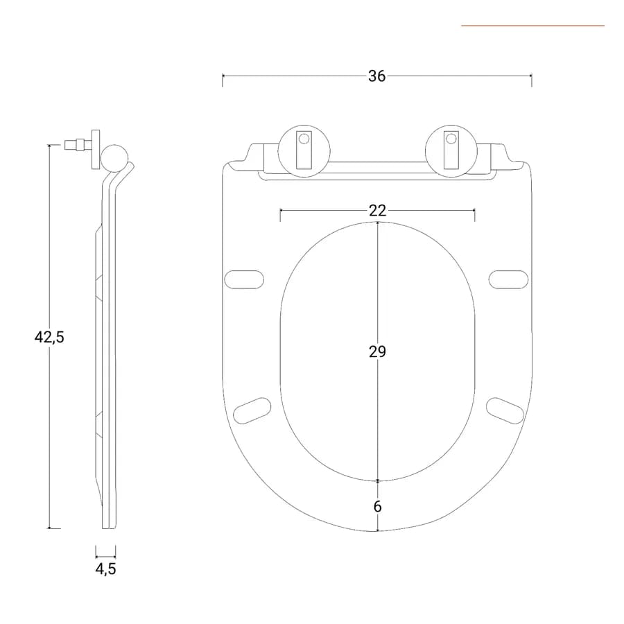 Vaso filomuro in ceramica rimless con copriwc slim softclose - City