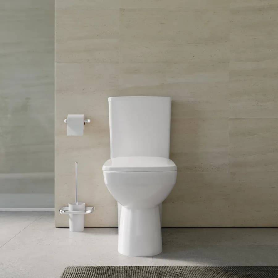 Vaso monoblocco a cacciata rimfree allaccio inferiore Selnova Square - Geberit
