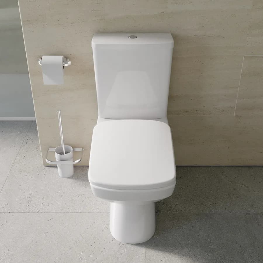Vaso monoblocco a cacciata rimfree allaccio inferiore Selnova Square - Geberit