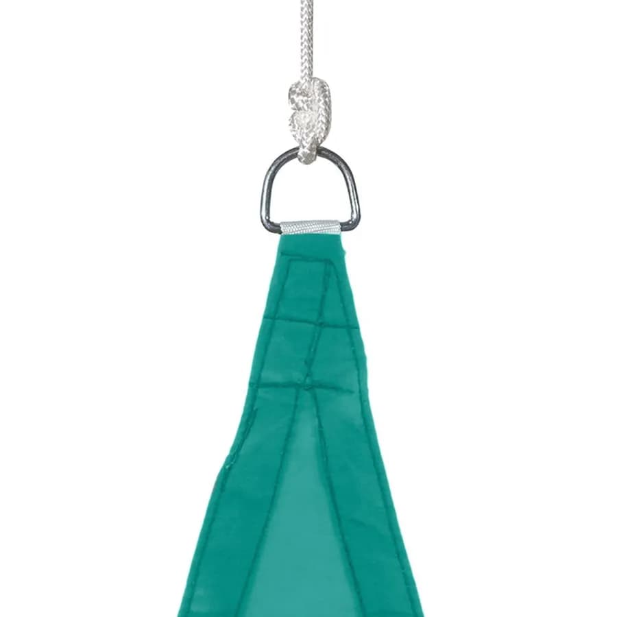 Vela ombreggiante rettangolare 4x3 m in poliestere verde acqua 180 gr - Solaris