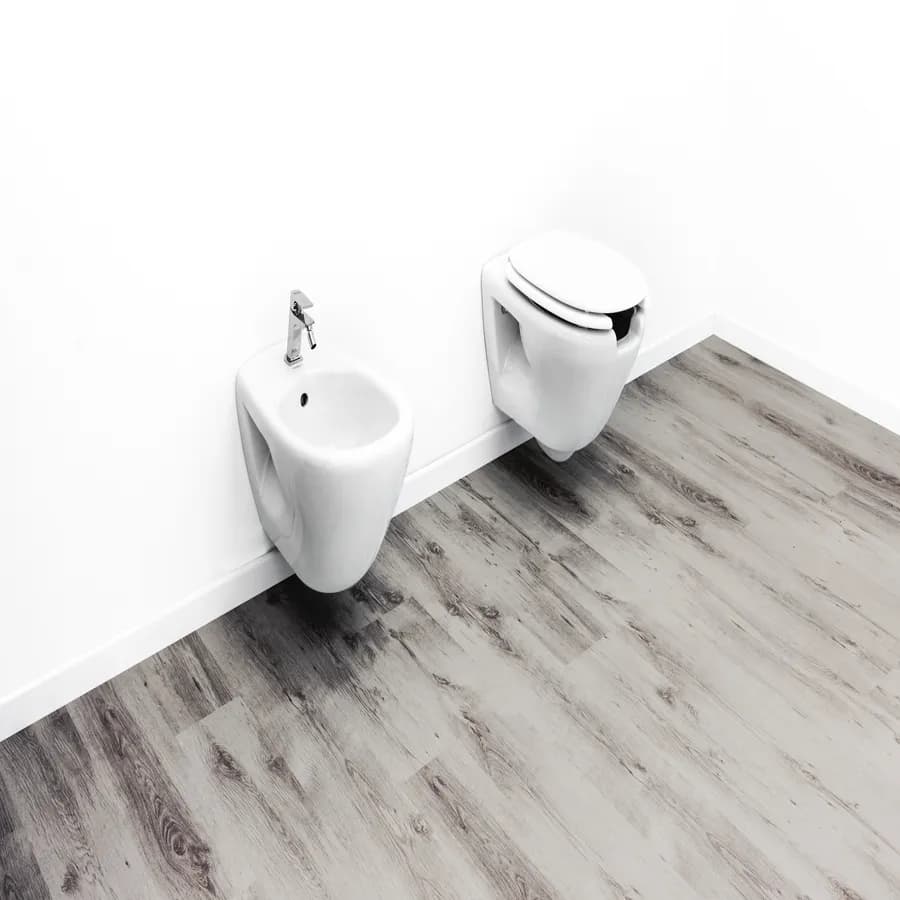 Vaso sospeso apertura frontale Sanitosco bagno accessibile - Up di Sanitosco
