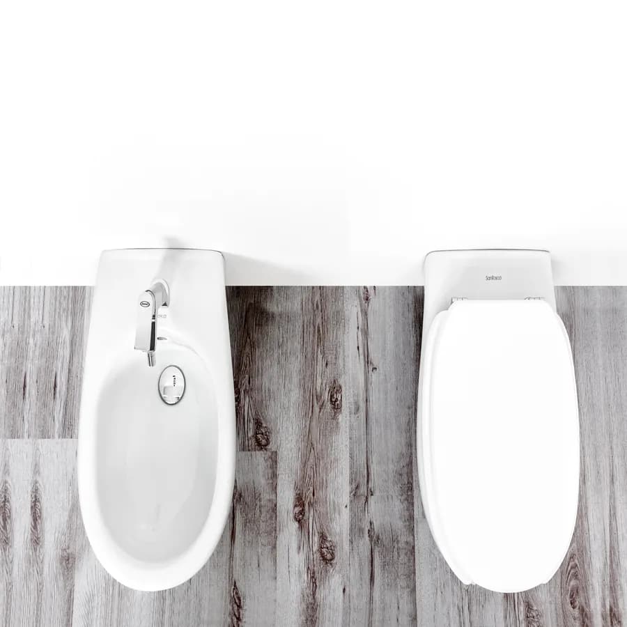 Vaso sospeso apertura frontale Sanitosco bagno accessibile - Up di Sanitosco