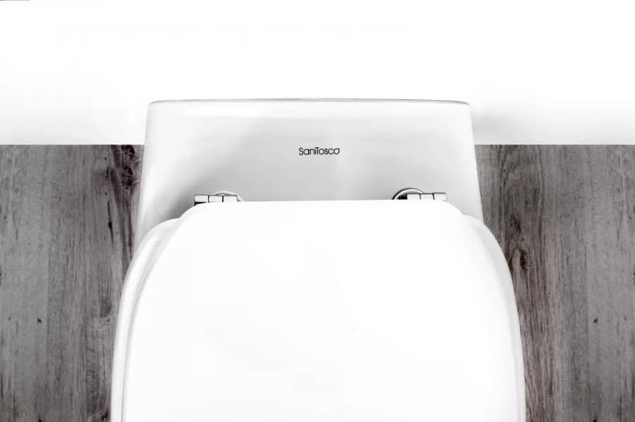 Wc sospeso con copriwc + bidet Up Sanitosco ausilio bagno accessibile