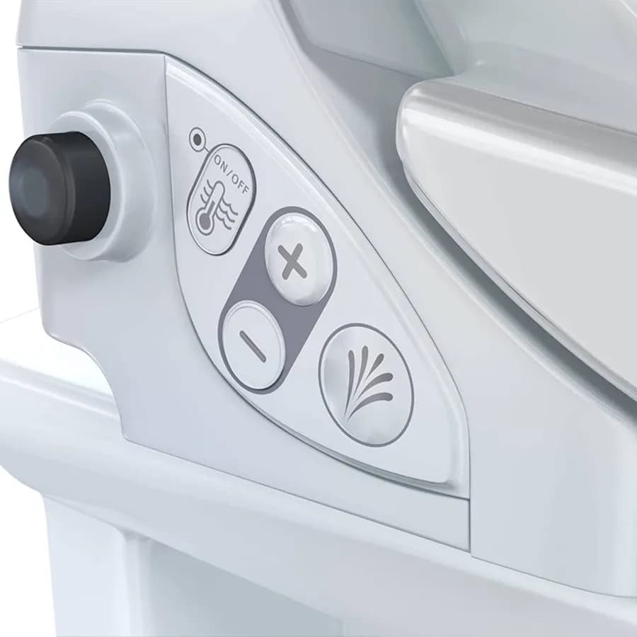 Wc sospeso con sedile multifunzione bianco - Aquaclean di Geberit