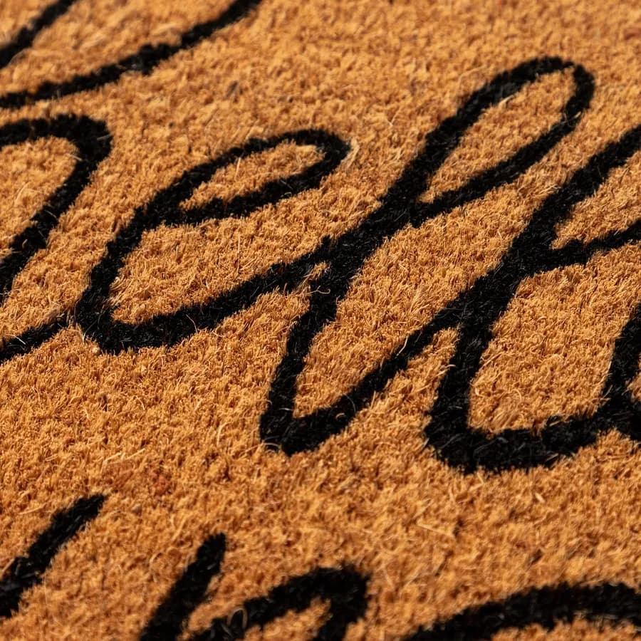 Zerbino 45x75 cm in coir Hello Sunshine con disegno anguria