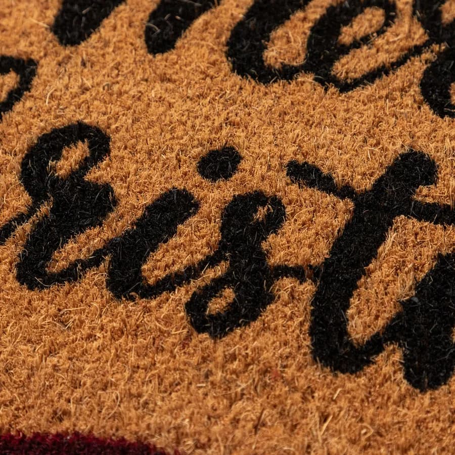Zerbino natalizio 45x75 cm in coir Merry Christmas
