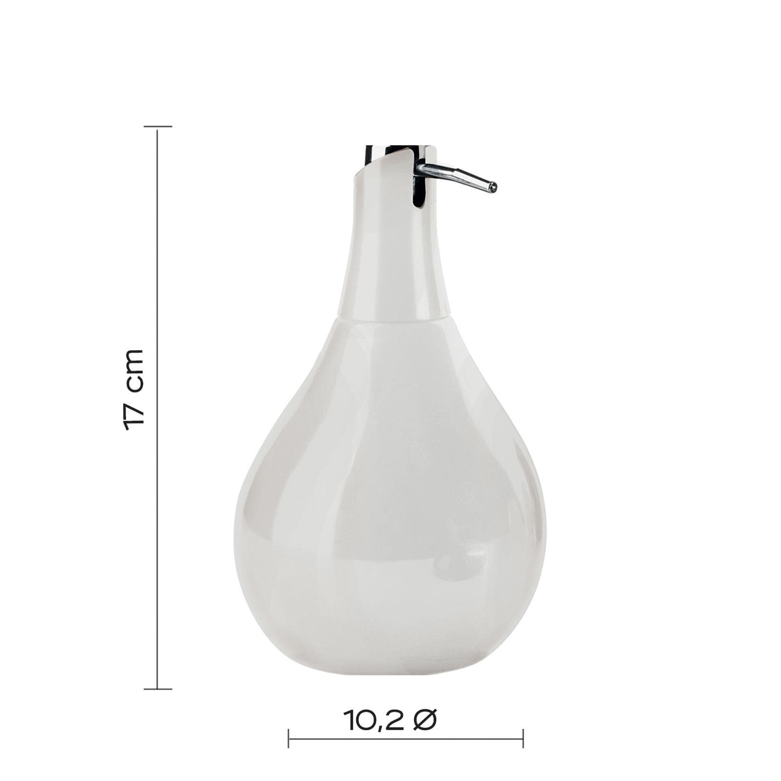 Set 4 accessori appoggio in ceramica bianco - Azalea di Gedy