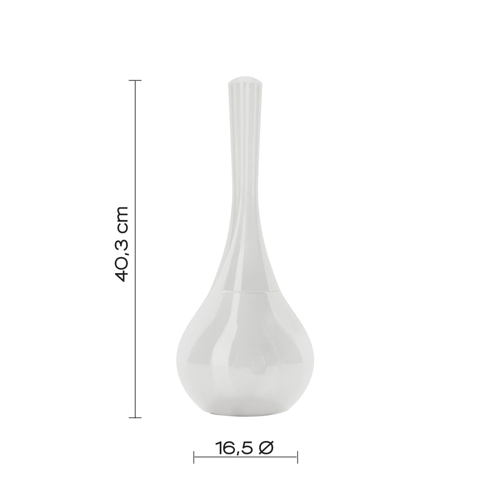Set 4 accessori appoggio in ceramica bianco - Azalea di Gedy