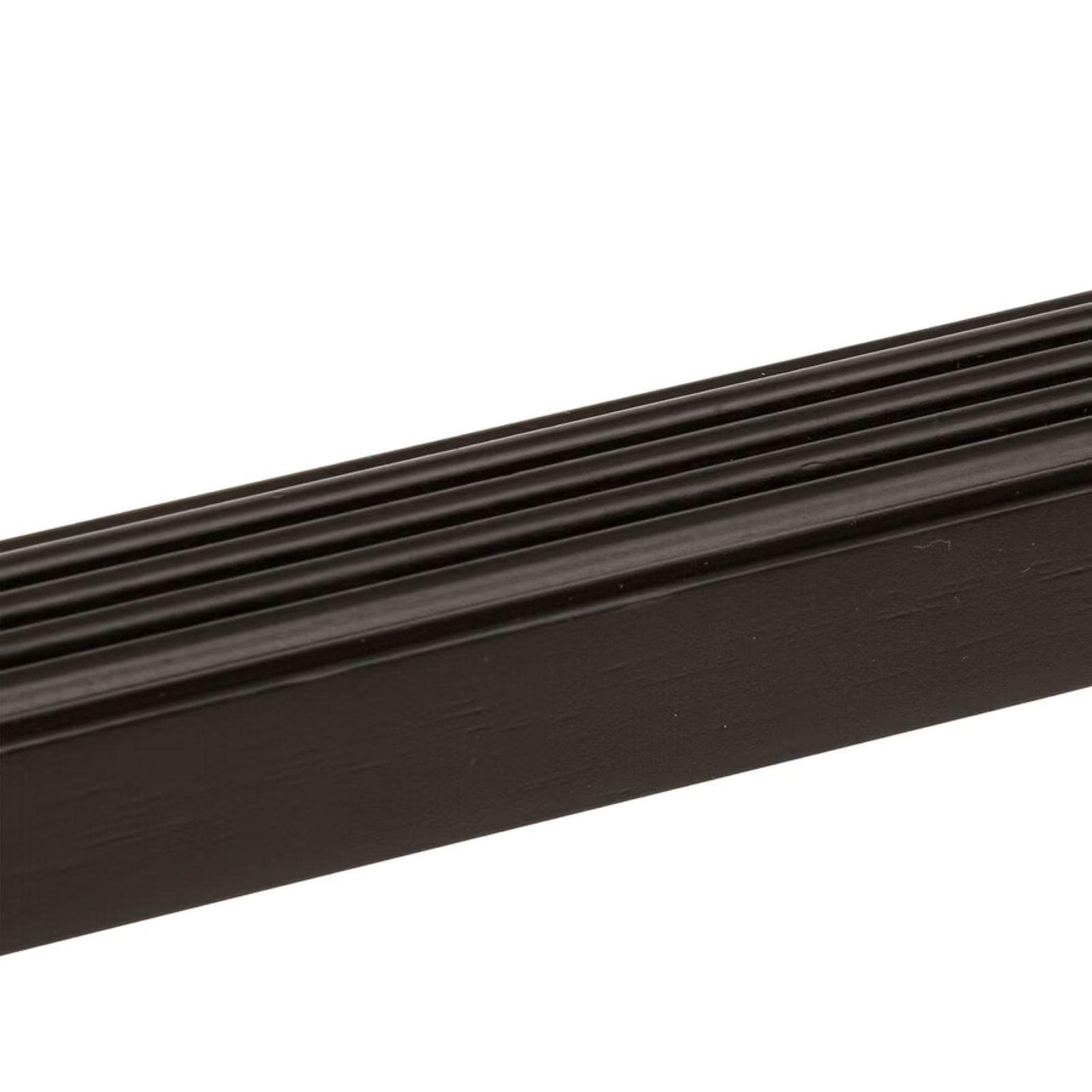 Piantana appendiabiti 47x103h cm in legno di pino nero con sistema antiscivolo