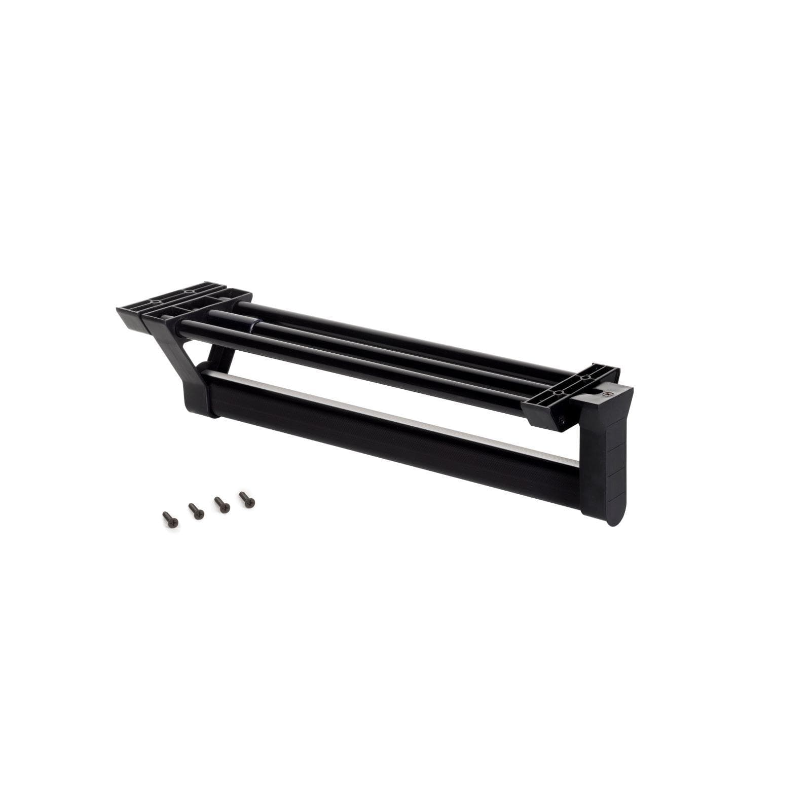 Appendiabiti estraibile 42 cm in alluminio verniciato nero - Sektor