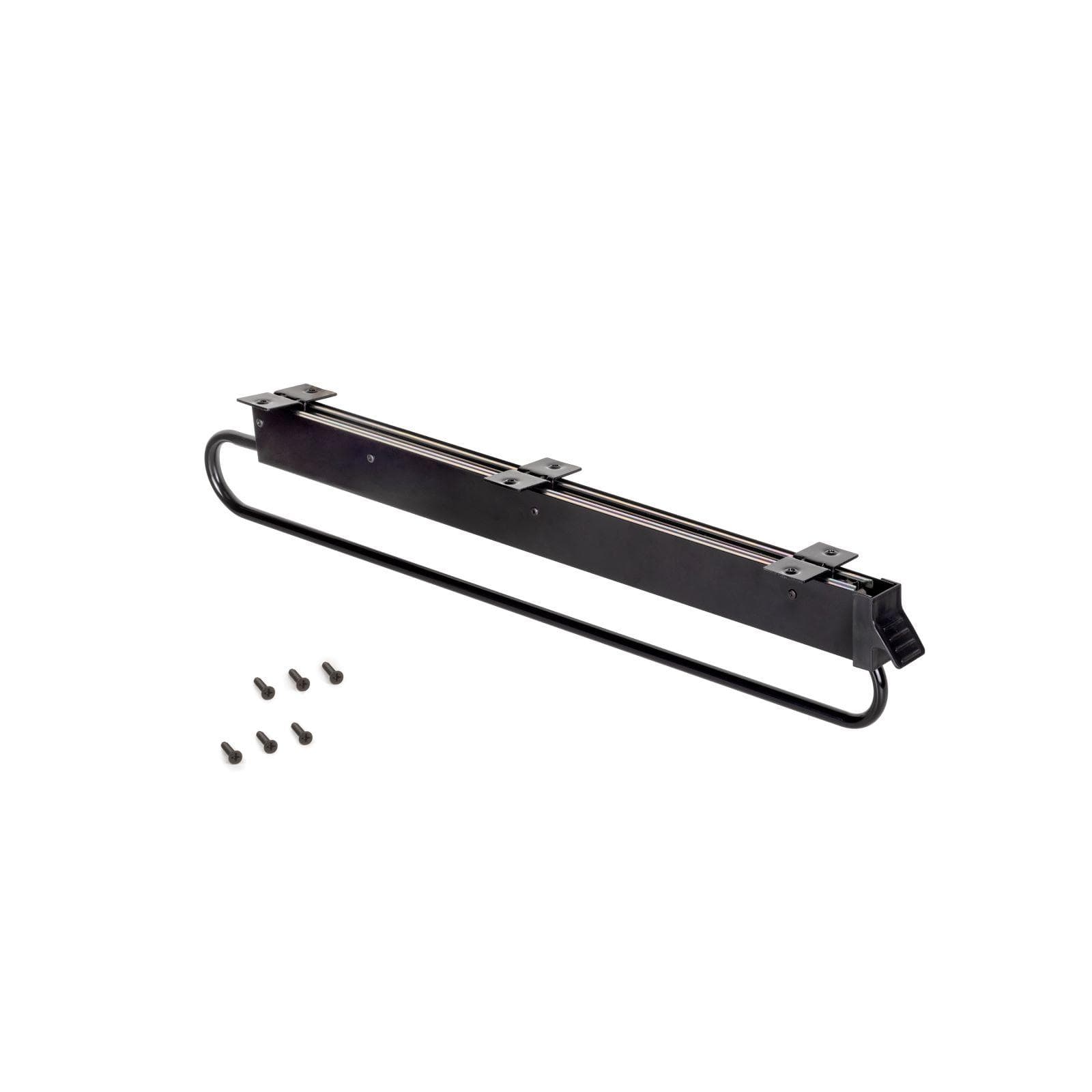 Appendiabiti estraibile 80 cm in acciaio verniciato nero - Sektor