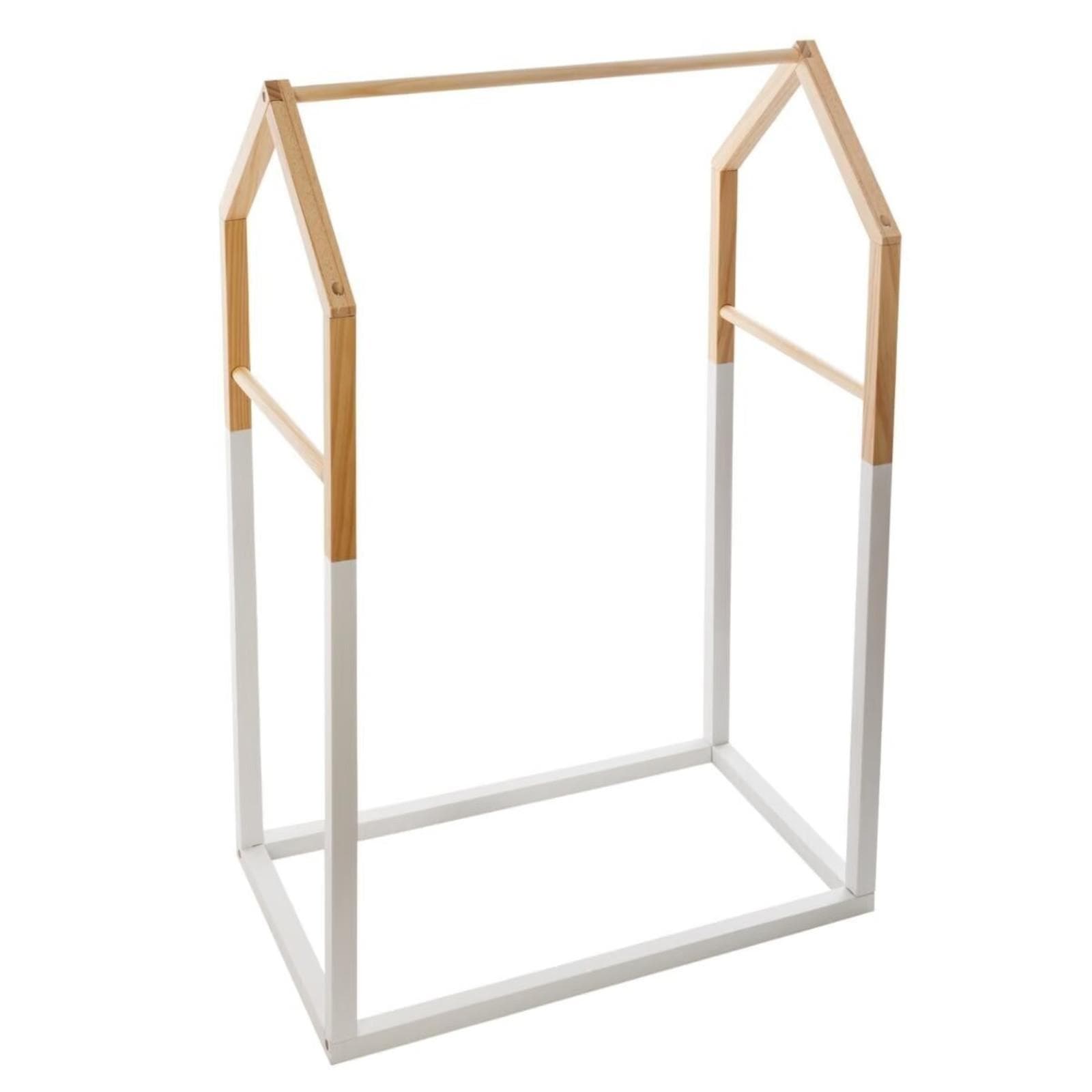 Appendiabiti per bambini 60x99h cm in legno e legno bianco - Homie