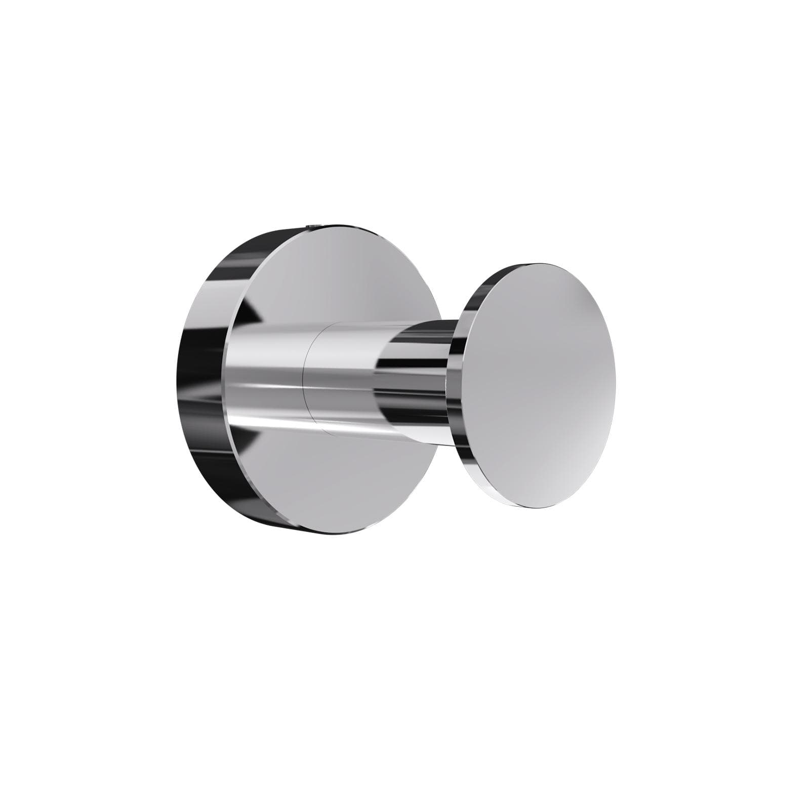 Appendiabiti singolo a muro in acciao inox cromo - Glow