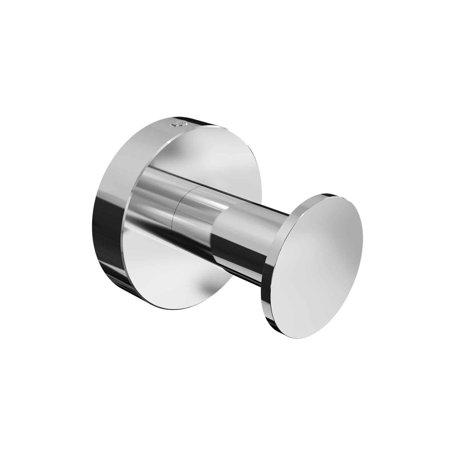 Appendiabiti singolo a muro in acciao inox cromo - Glow