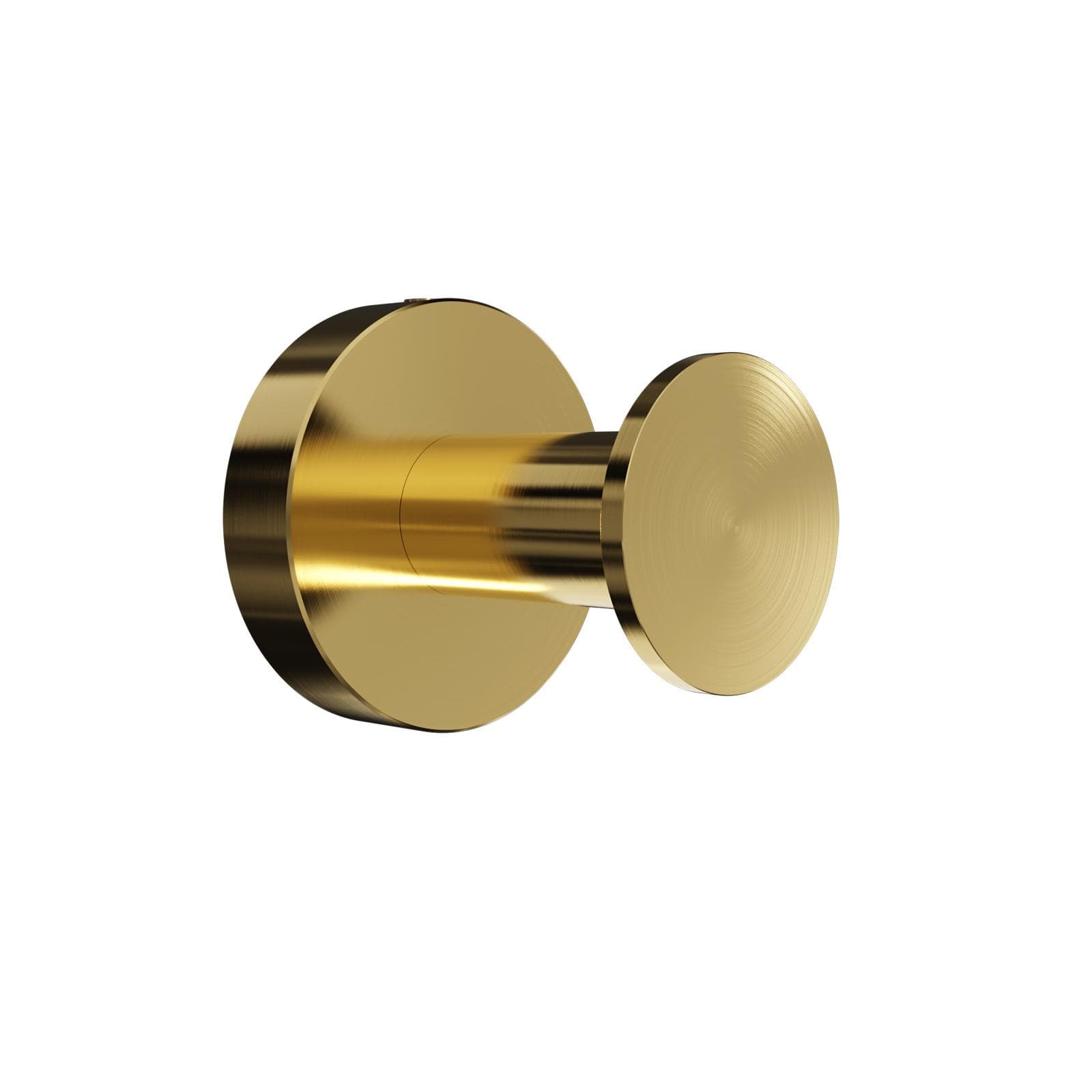 Appendiabiti singolo a muro in acciao inox oro spazzolato - Glow