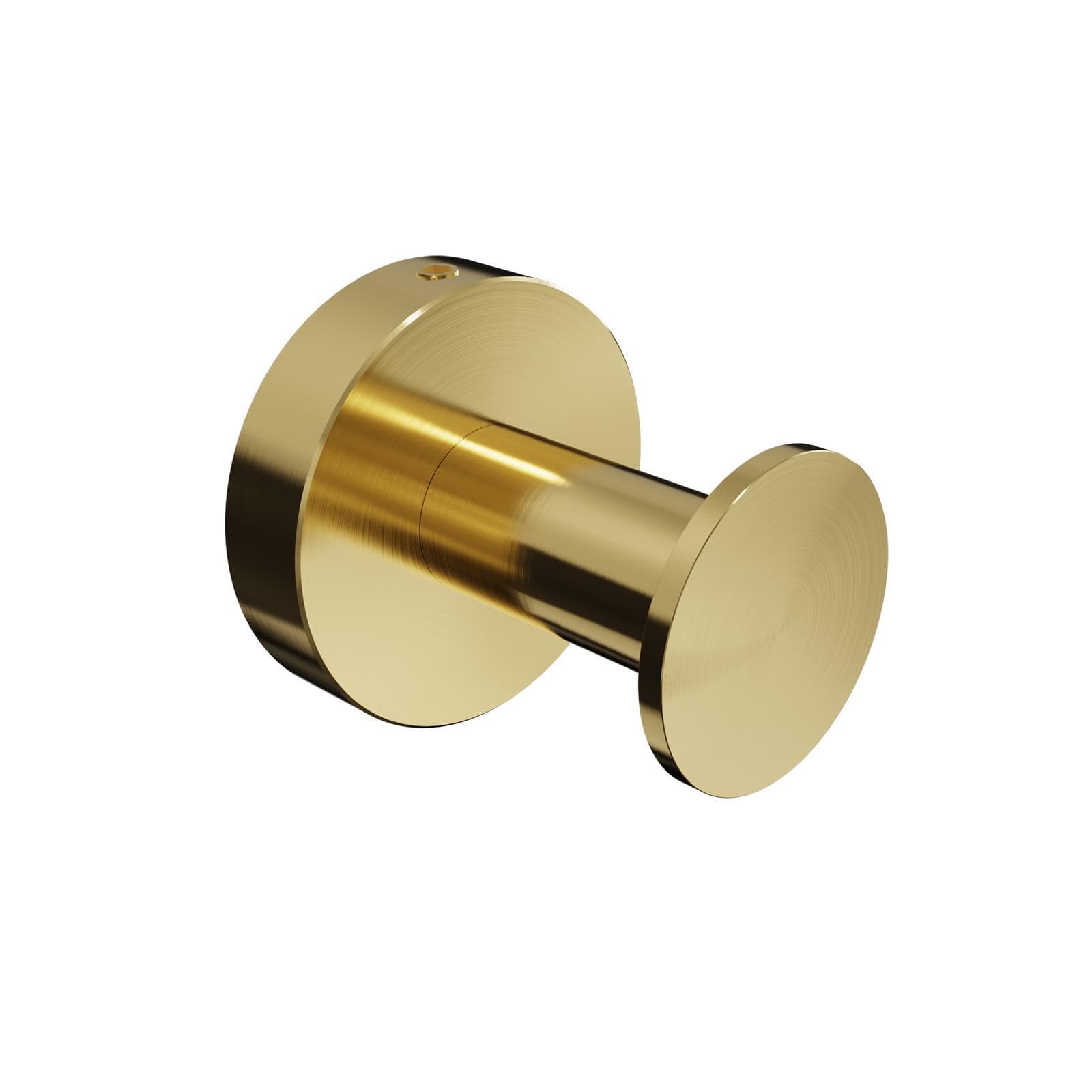 Appendiabiti singolo a muro in acciao inox oro spazzolato - Glow
