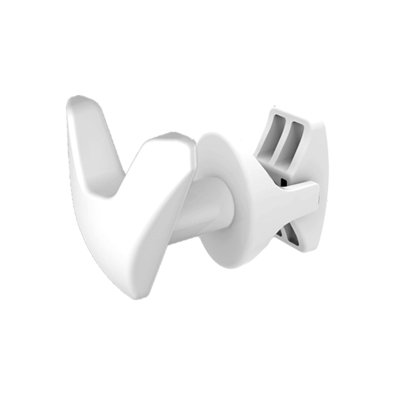 Appendino 2 ganci bianco in abs per scaldasalviette termoarredo o radiatore