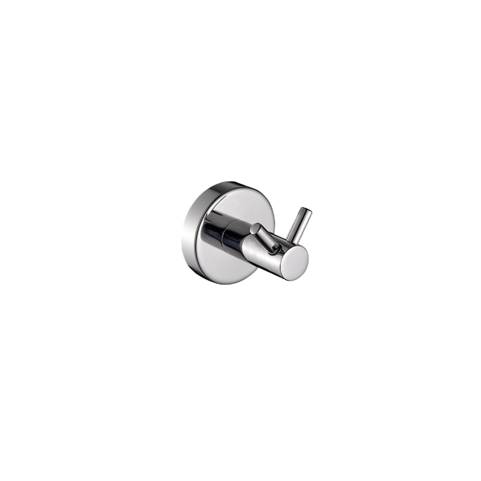Appendiabiti doppio in acciaio inox cromo - Project di Gedy