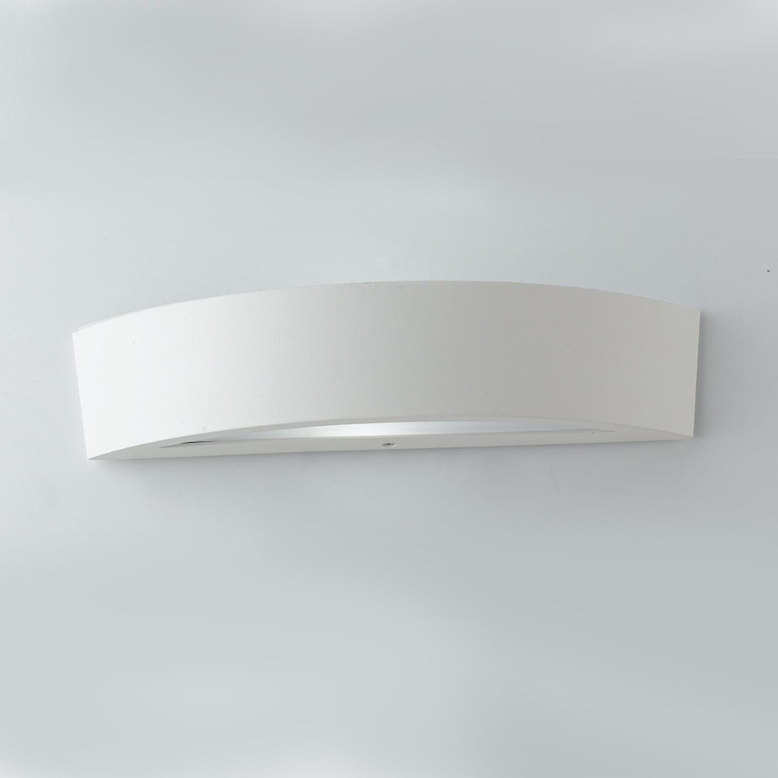 Applique biemissione 36x7,5 cm alluminio bianco