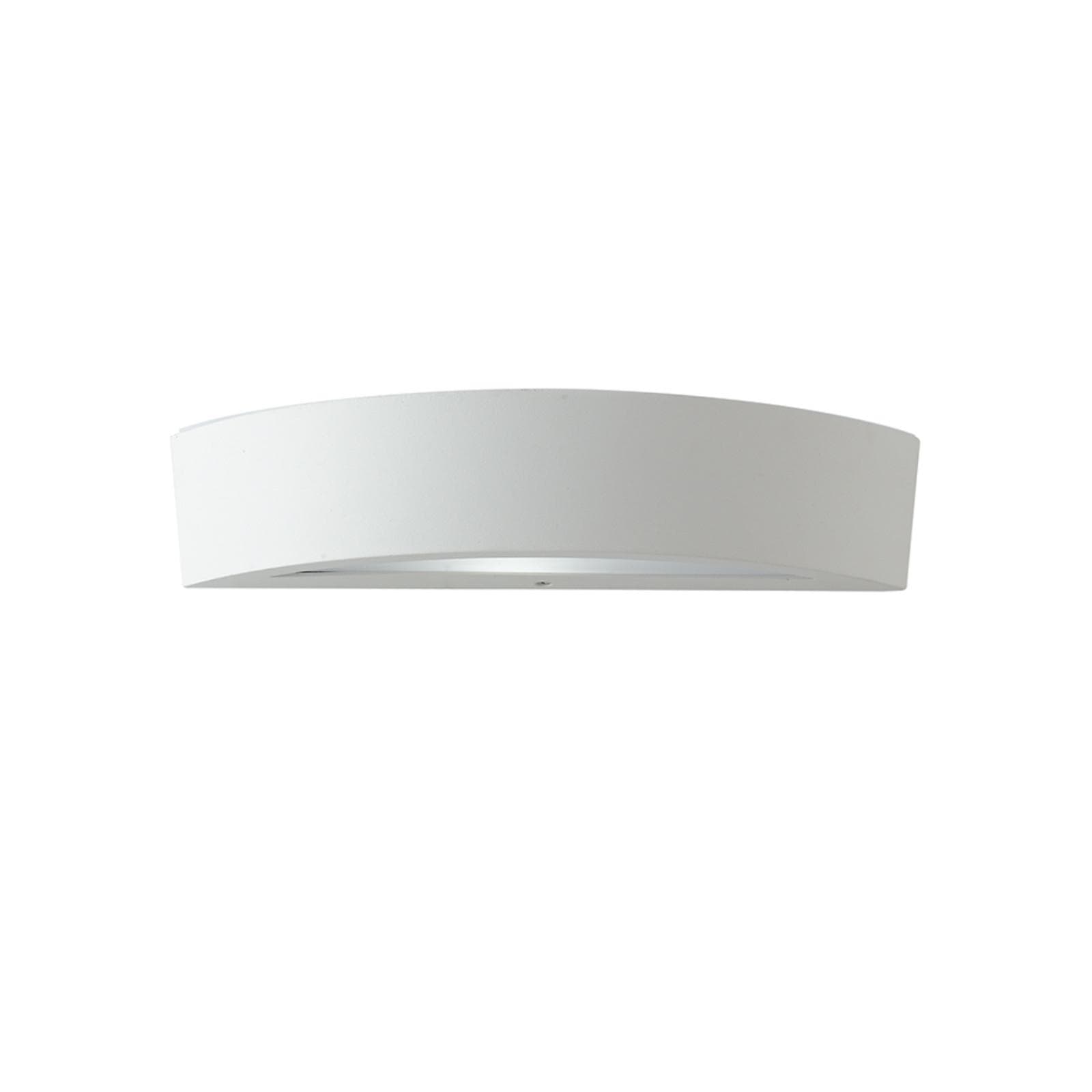Applique biemissione 36x7,5 cm alluminio bianco