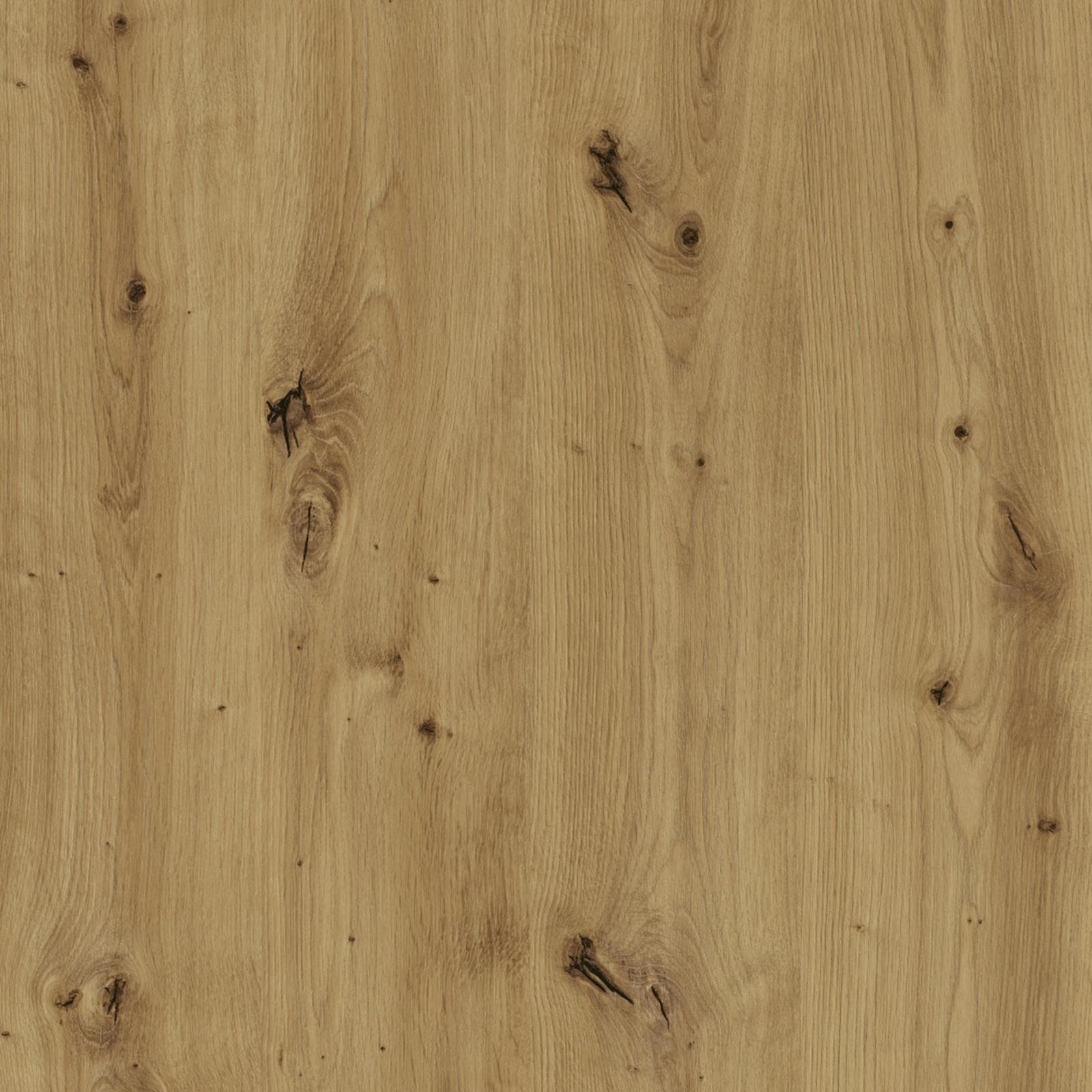 Armadio 200x223h cm con due ante scorrevoli rovere artisan e specchio - Alen