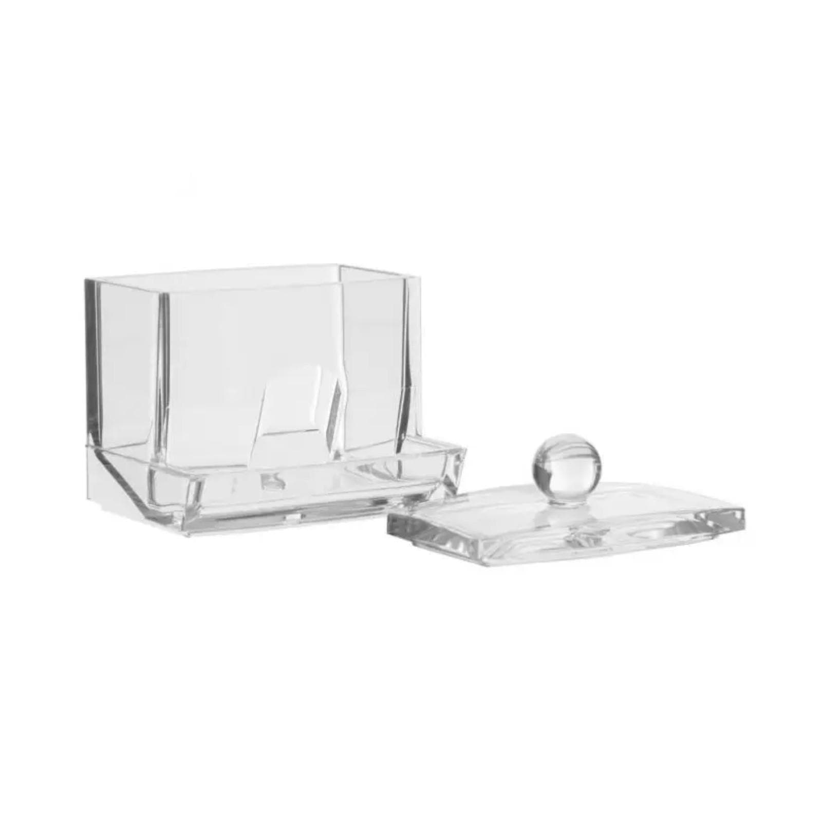 Dispenser per cotton fioc 9,9 h cm trasparente - Belive
