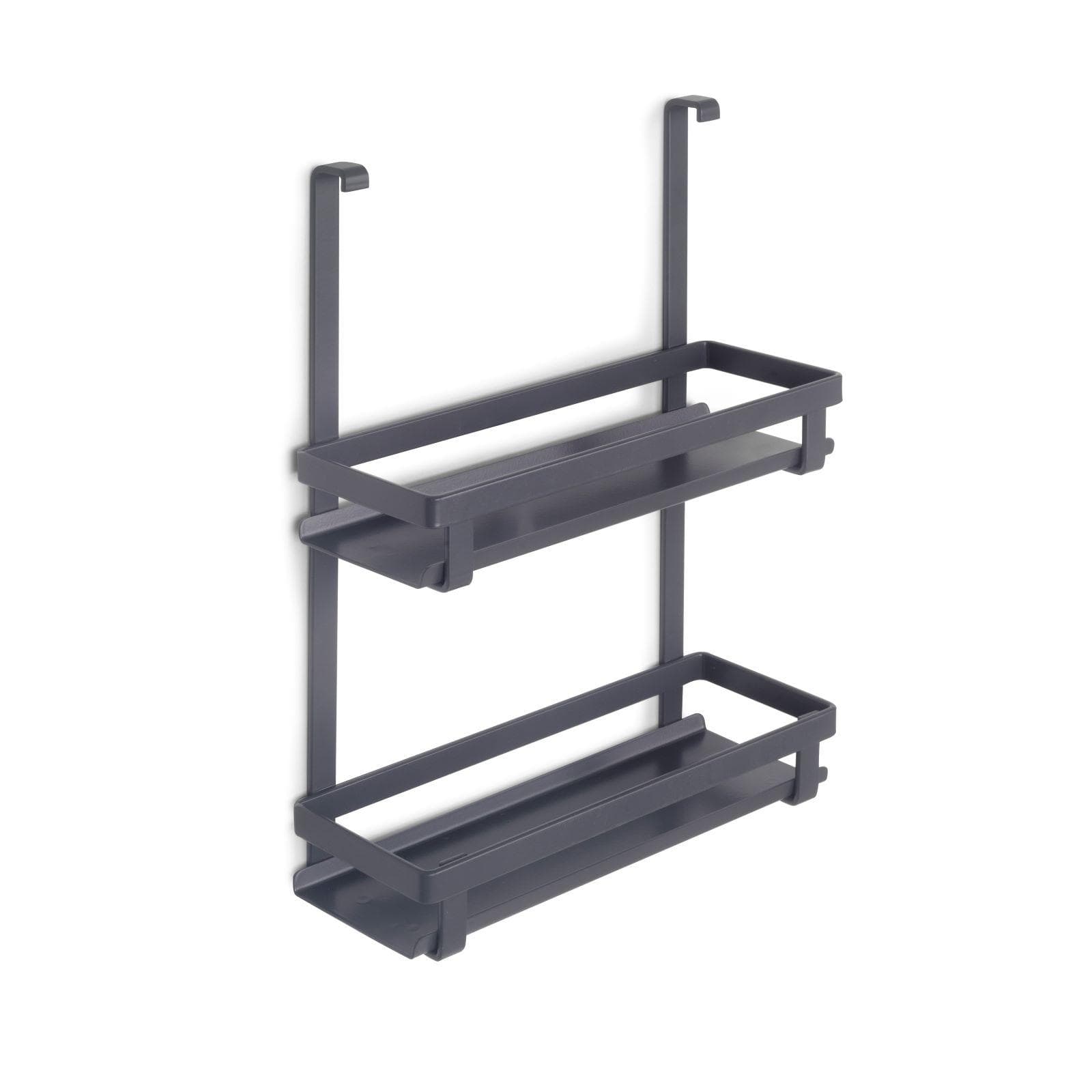 Barra portautensili da cucina 110 cm in alluminio antracite con 2 accessori in acciaio - Tensyo