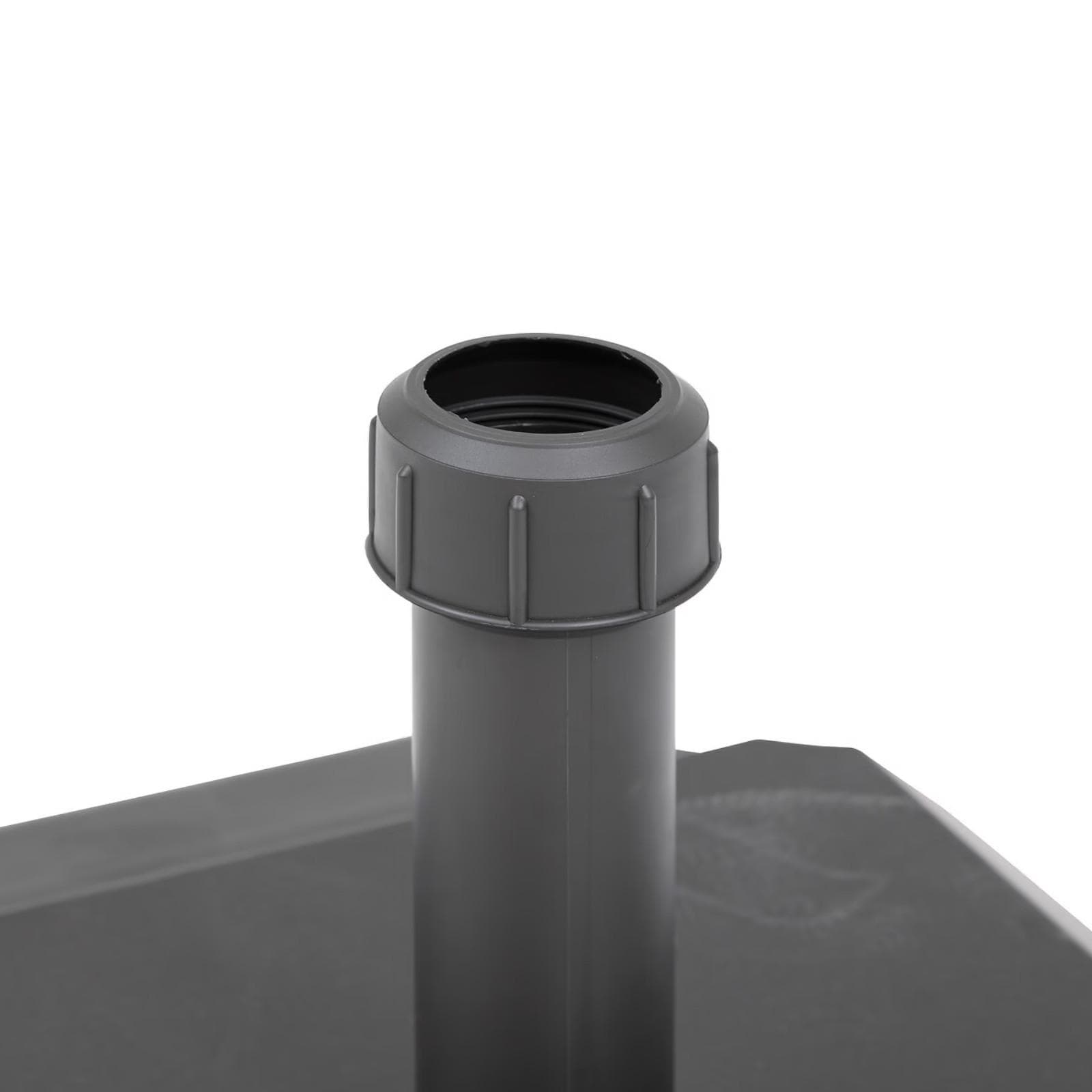 Base ombrellone con ruote 54x48 cm da 39 kg in cemento nero - Defense