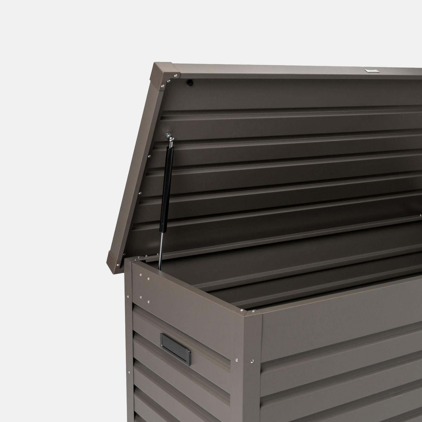 Baule contenitore con ruote 130x61x64h cm in alluminio tortora - Carioca