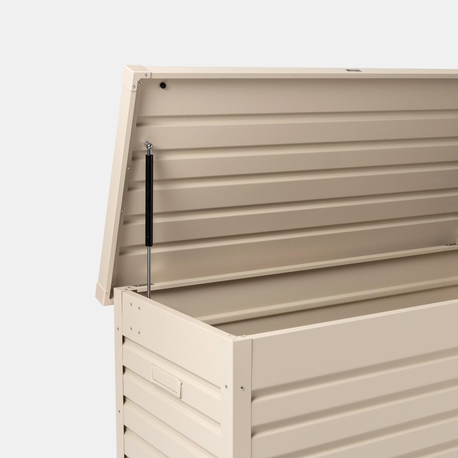 Baule contenitore con ruote 130x61x64h cm in alluminio vaniglia - Carioca