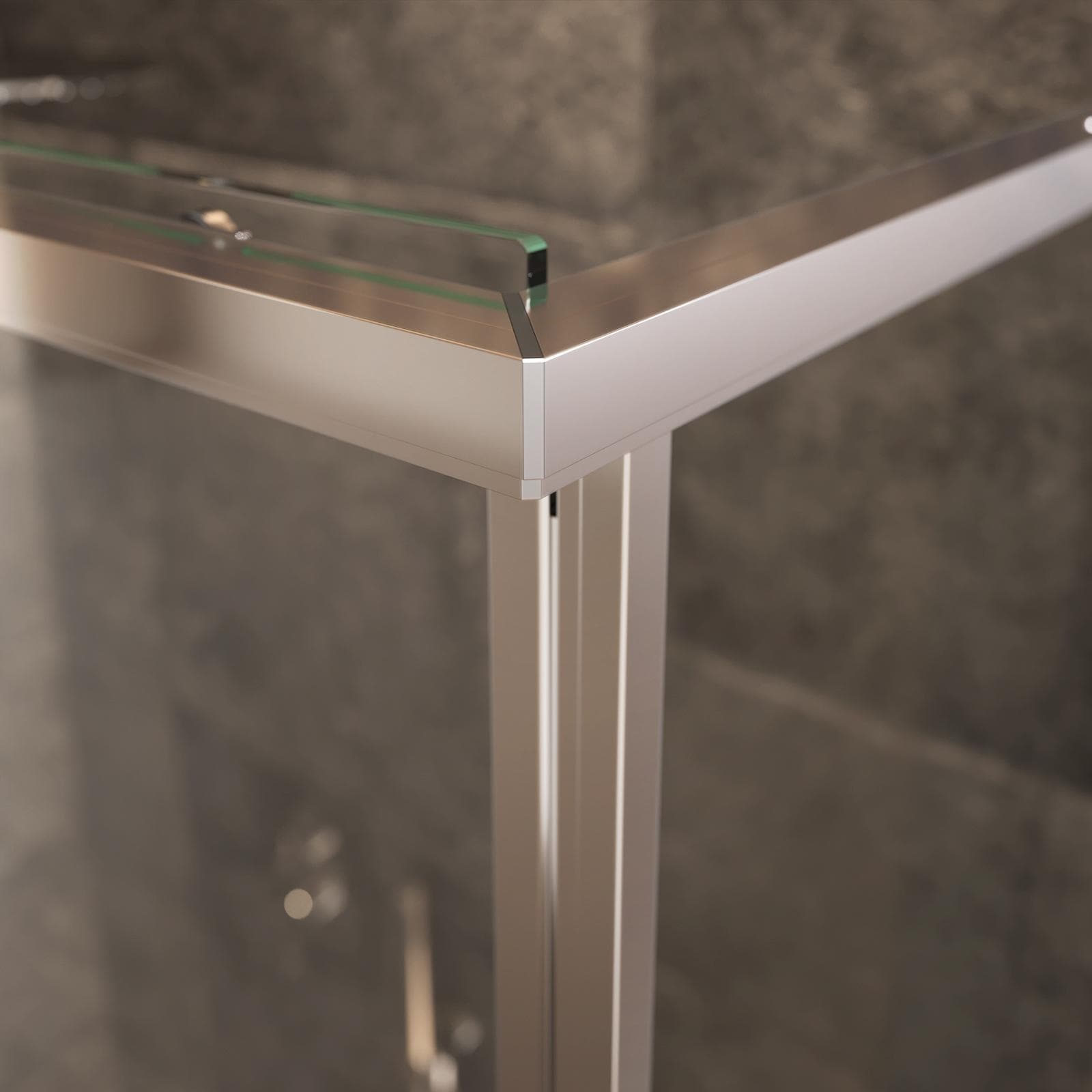Box doccia 100x90 cm scorrevole sx vetro anticalcare trasparente profilo cromo 200h - Helena