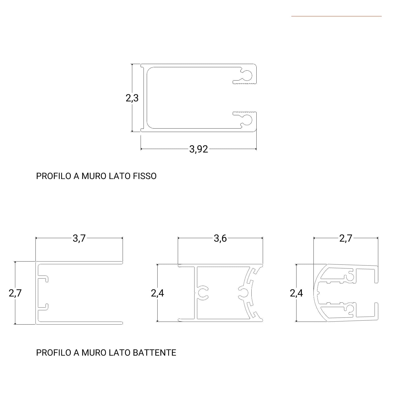 Box doccia 160X70 cm lato fisso specchiato con battente e profilo nero 200h - Artego Duo