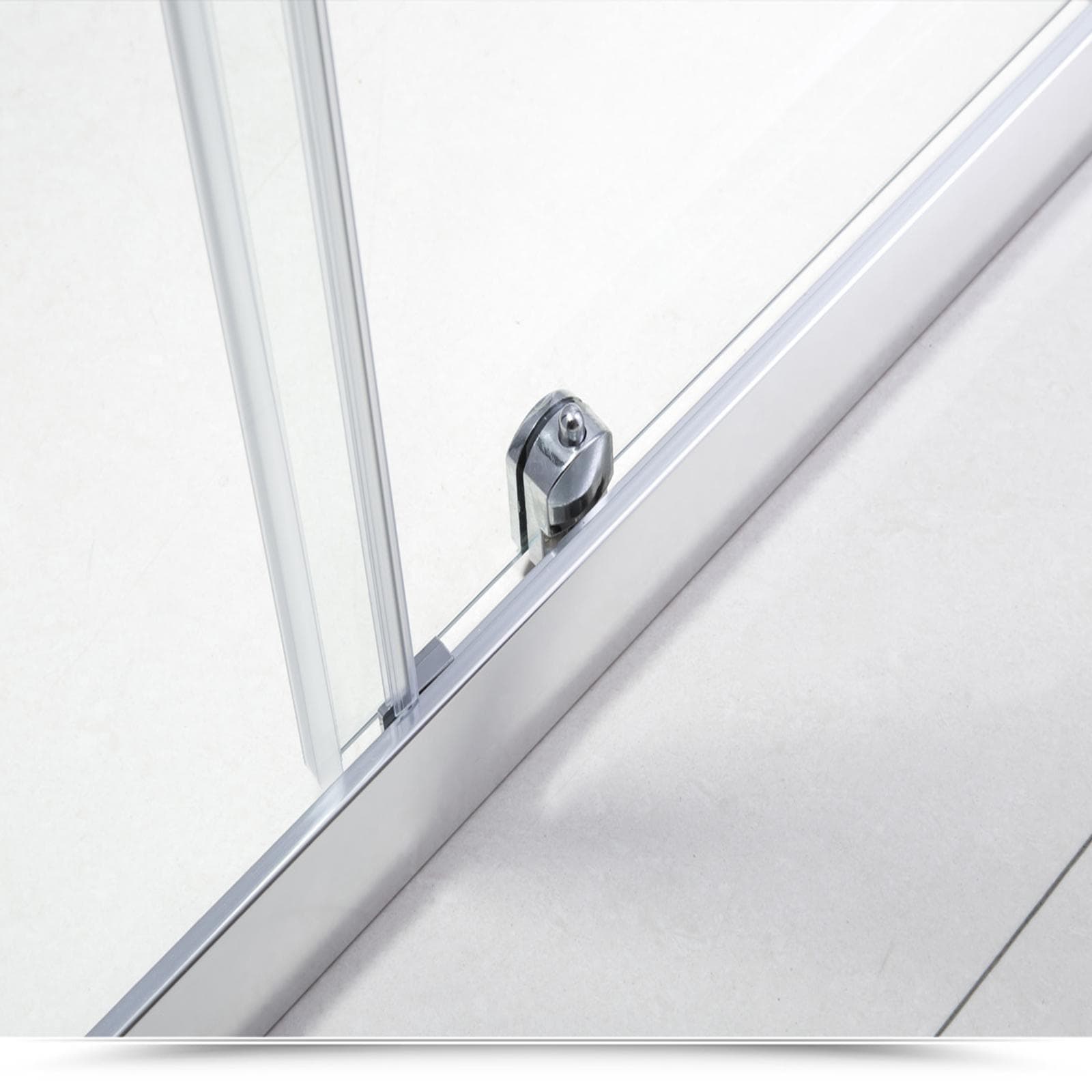 Box doccia 70x160 cm doppio scorrevole vetro temperato 6mm trasparente 185h - Young