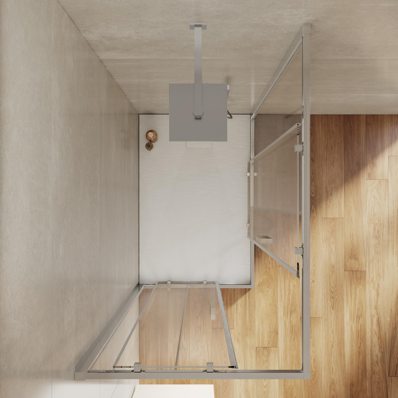 Box doccia 90x120 cm angolare scorrevole vetro trasparente anticalcare profilo cromo 195h - Moritz
