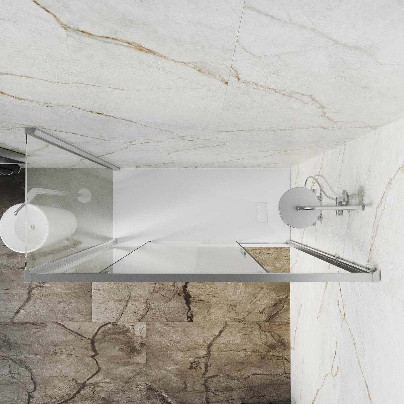 Box doccia 90x180 cm scorrevole SoftClose 8mm anticalcare 200h - Anthea
