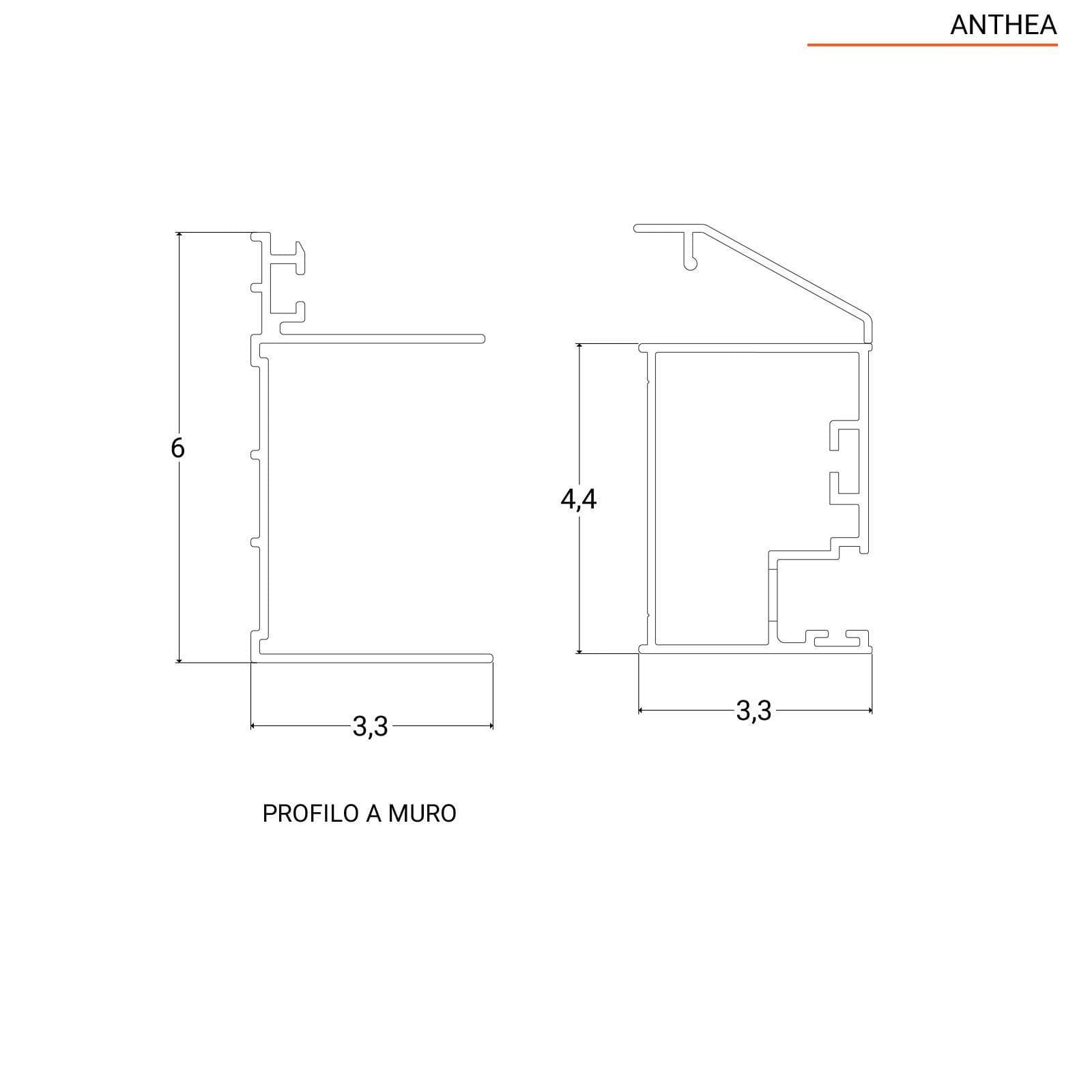 Box doccia 90x180 cm scorrevole SoftClose 8mm anticalcare 200h - Anthea