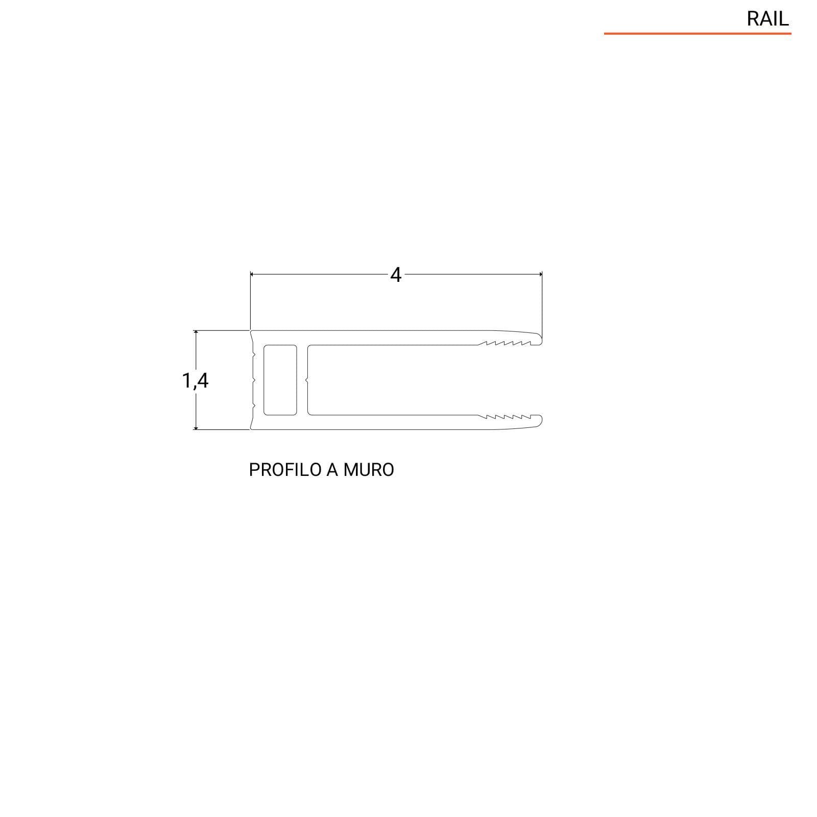 Box doccia 90x120 cm scorrevole vetro anticalcare trasparente profilo nero opaco 195h - Rail