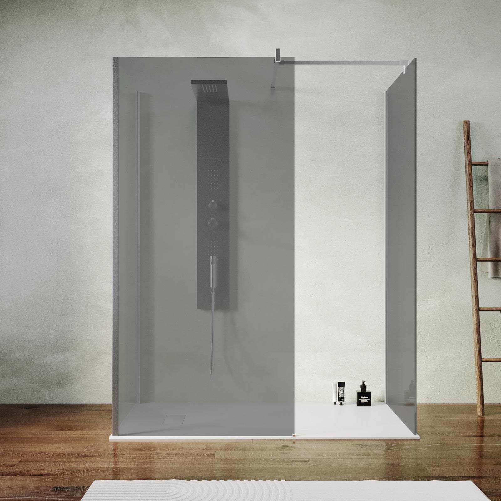 Box doccia fumè 70x90x70 vetro temperato anticalcare altezza 200h - Keep