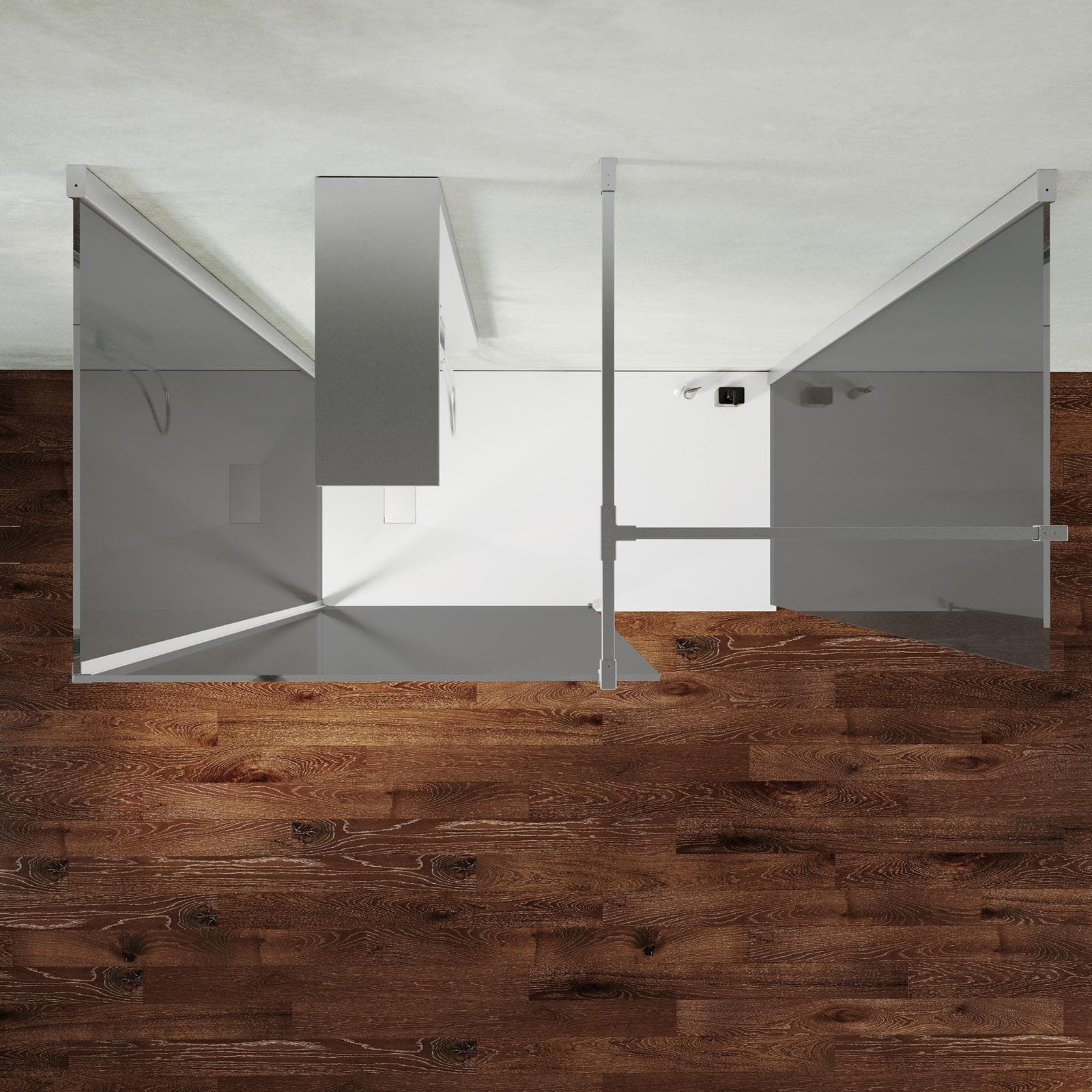 Box doccia fumè 70x90x70 vetro temperato anticalcare altezza 200h - Keep