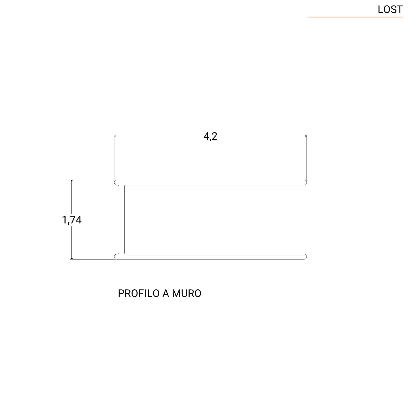 Box doccia nicchia 120 cm saloon con vetro anticalcare trasparente e profilo cromo 195h - Lost