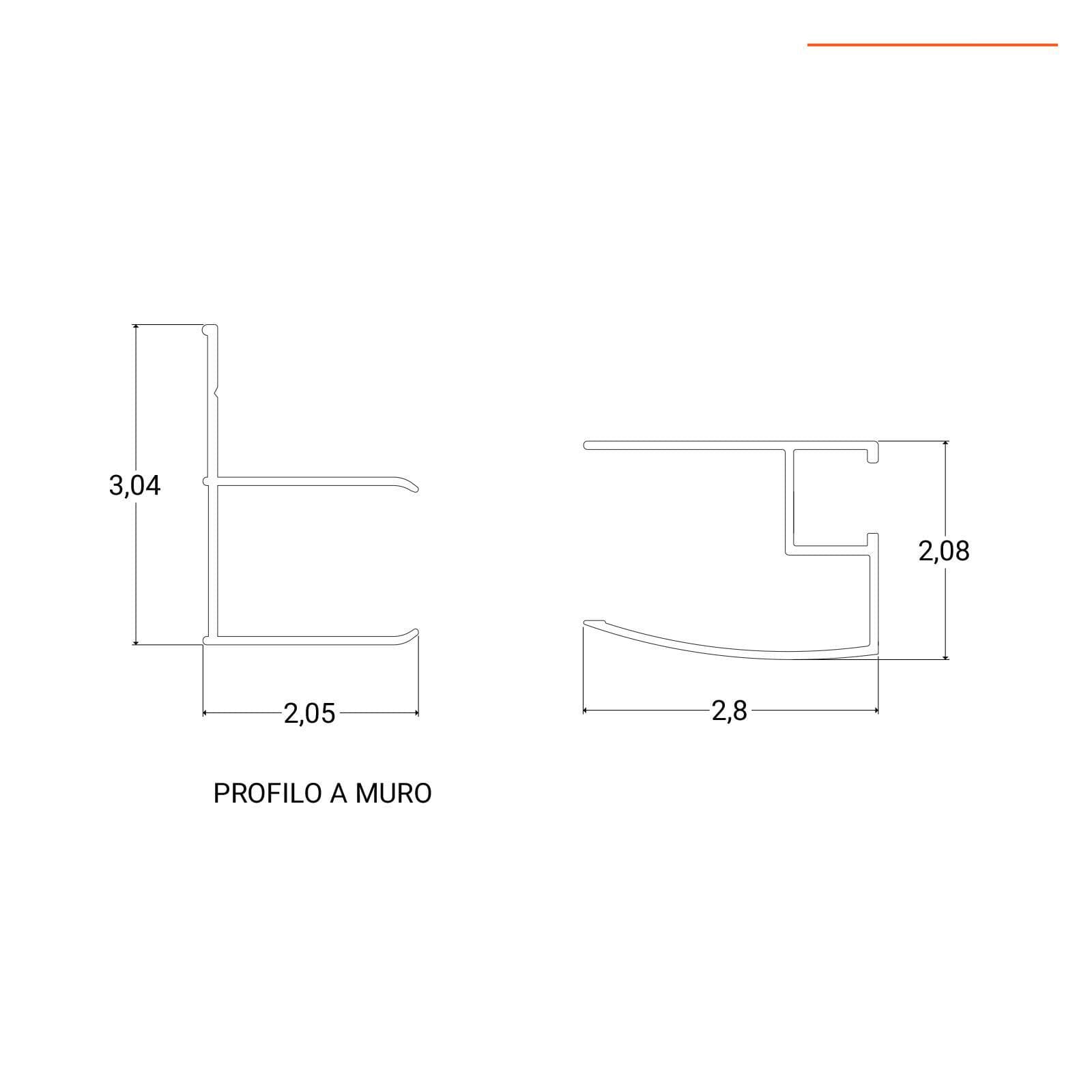 Box doccia nicchia 130 cm scorrevole con vetro trasparente e profilo nero opaco 185h - Lite
