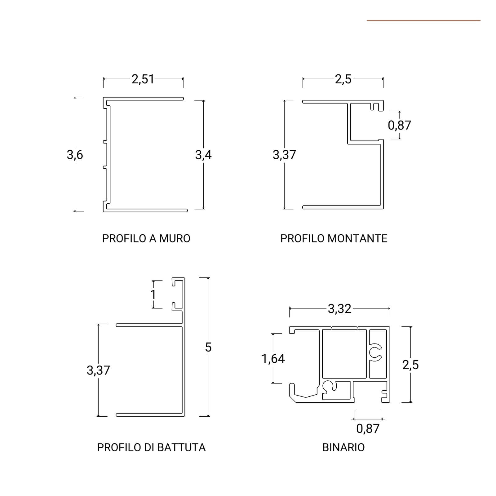 Box doccia nicchia 140 cm scorrevole con vetro trasparente e profilo nero opaco 195h - Silent