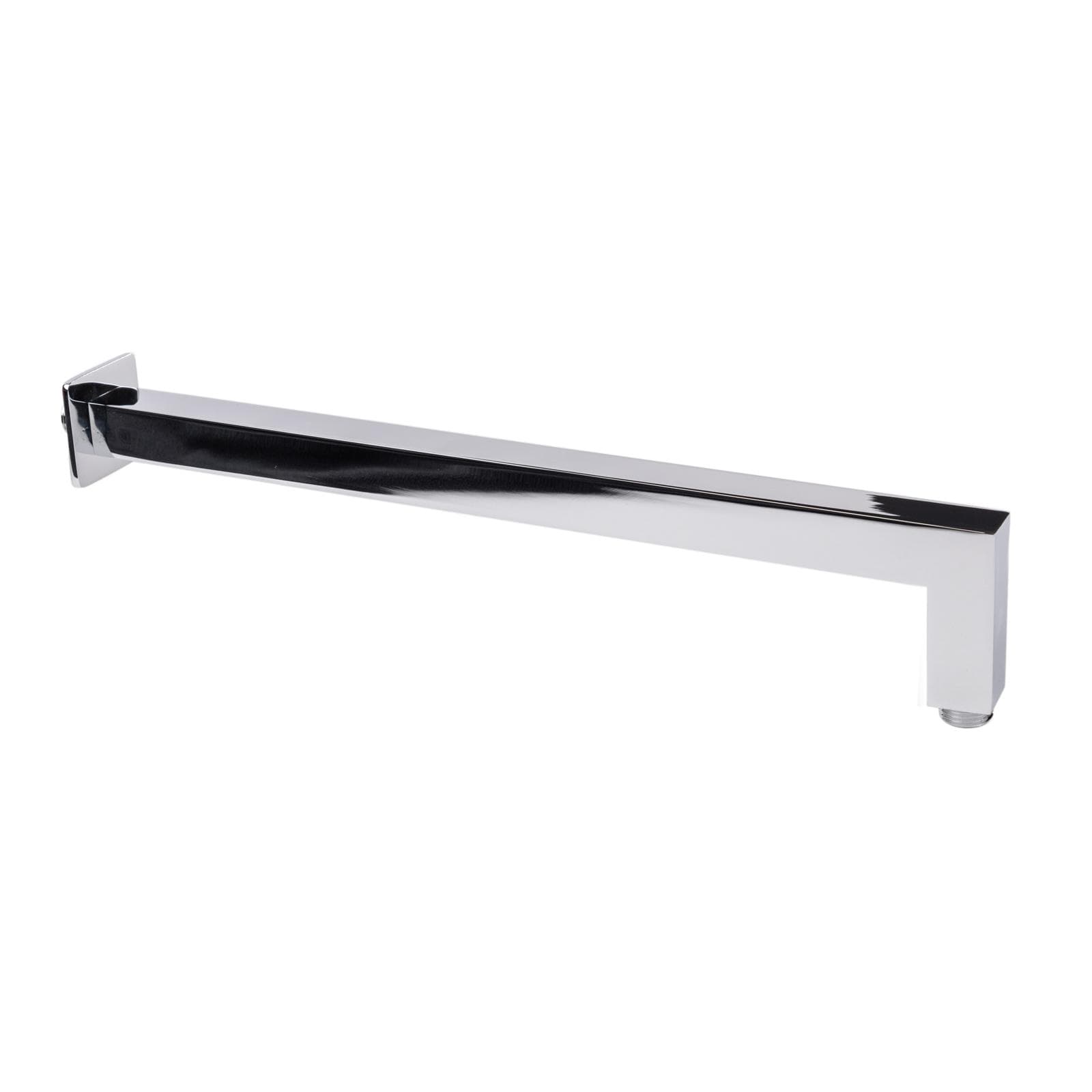 Braccio doccia a gomito 40 cm ottone cromato attacco standard