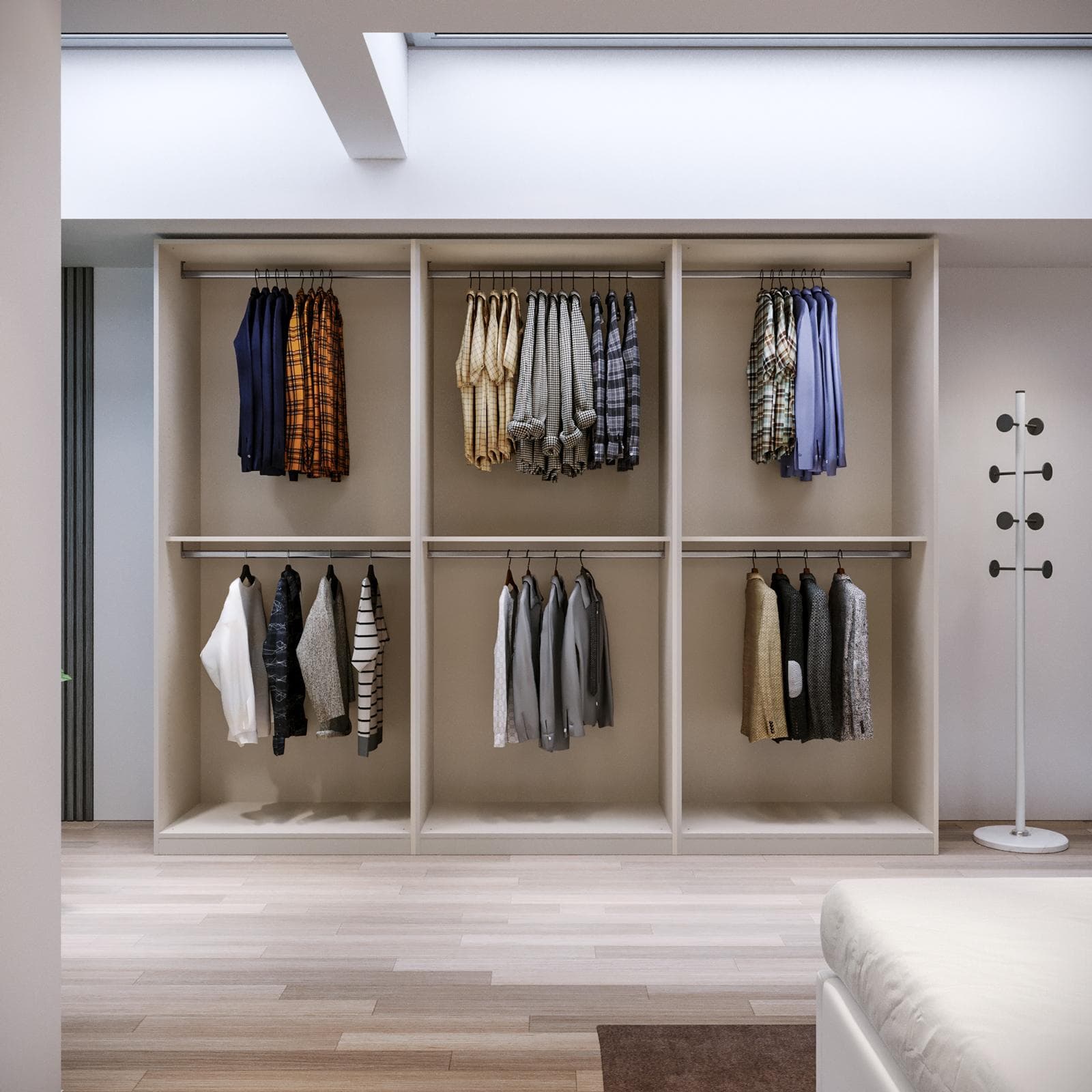 Cabina armadio modulare 300x236h cm cashmere - Ventur