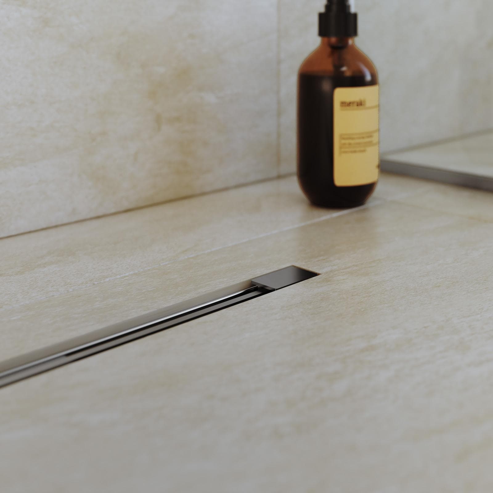 Canalina di scarico doccia 100 cm in acciaio INOX
