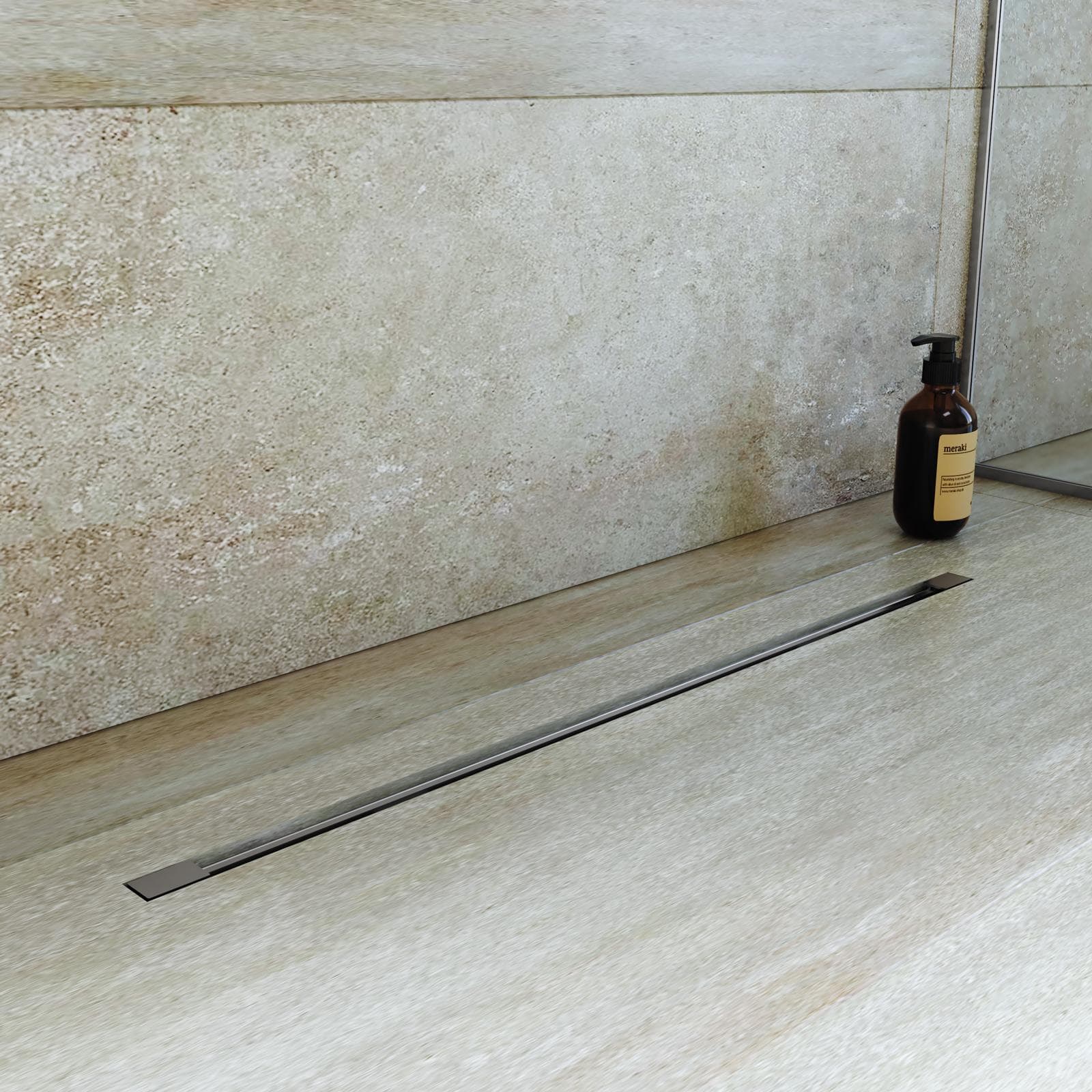 Canalina di scarico doccia 60 cm in acciaio INOX