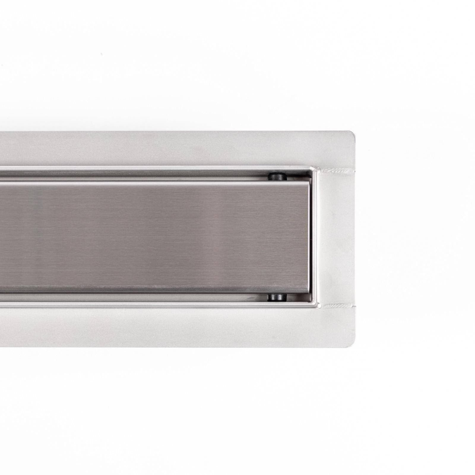 Canalina doccia 50 cm cover in acciaio inox - Stiletto